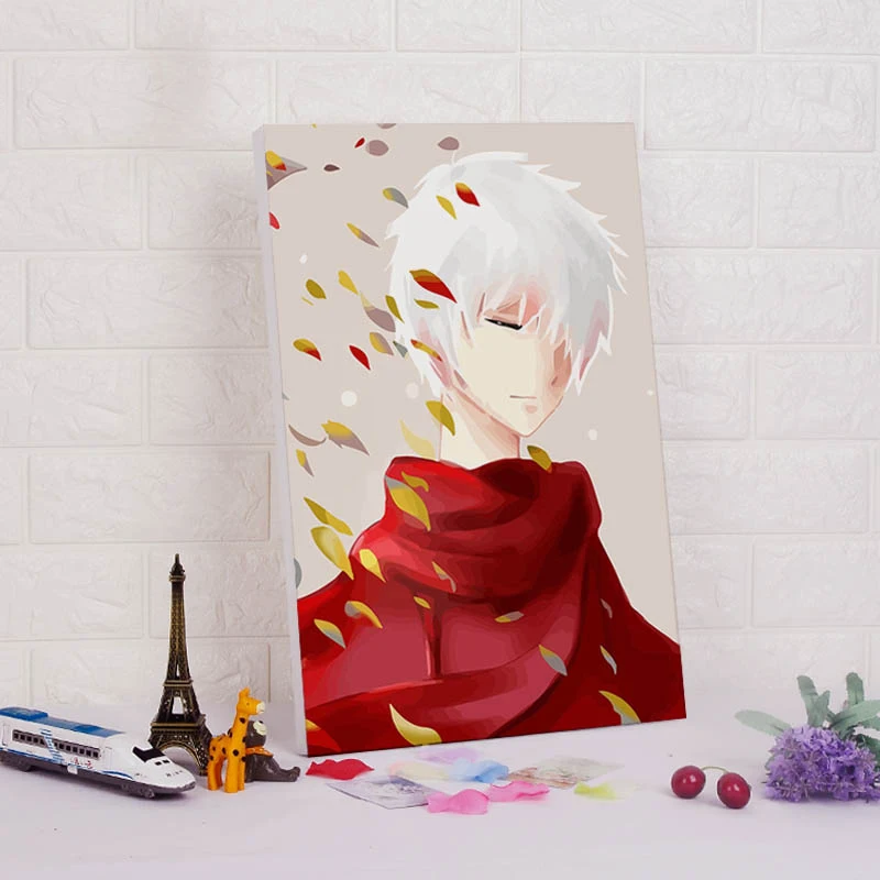 Модульная картина Большая рыбка цифровая краска по номерам живопись сделай сам