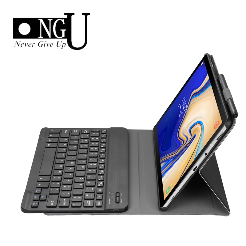 Ультратонкий чехол для планшета Samsung Galaxy Tab S4 10 5 T830 T835 съемный клавиатуры с Bluetooth PU