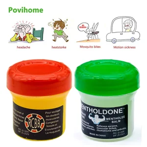 2 шт. охлаждающее масло, освежающий бальзам для облегчения боли, мазь от простуда, головная боль, головокружение, мышечные боли, крем от боли, медицинский пластырь