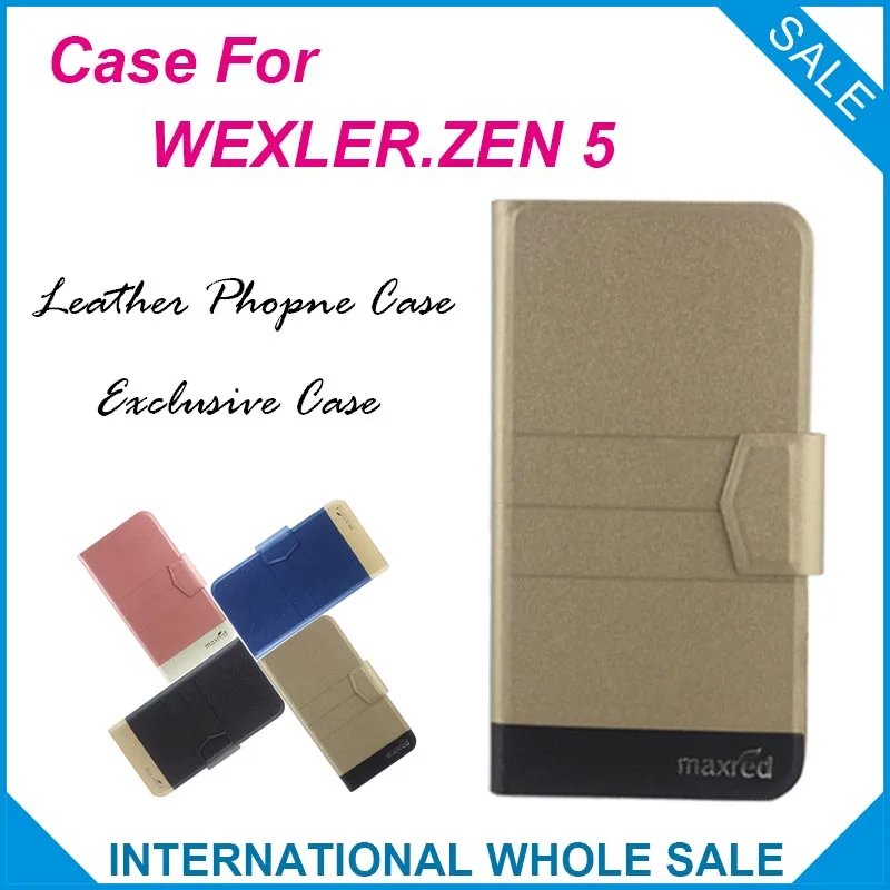 5 видов цветов жарко! Чехол WEXLER. ZEN Модный деловой кожаный эксклюзивный чехол с