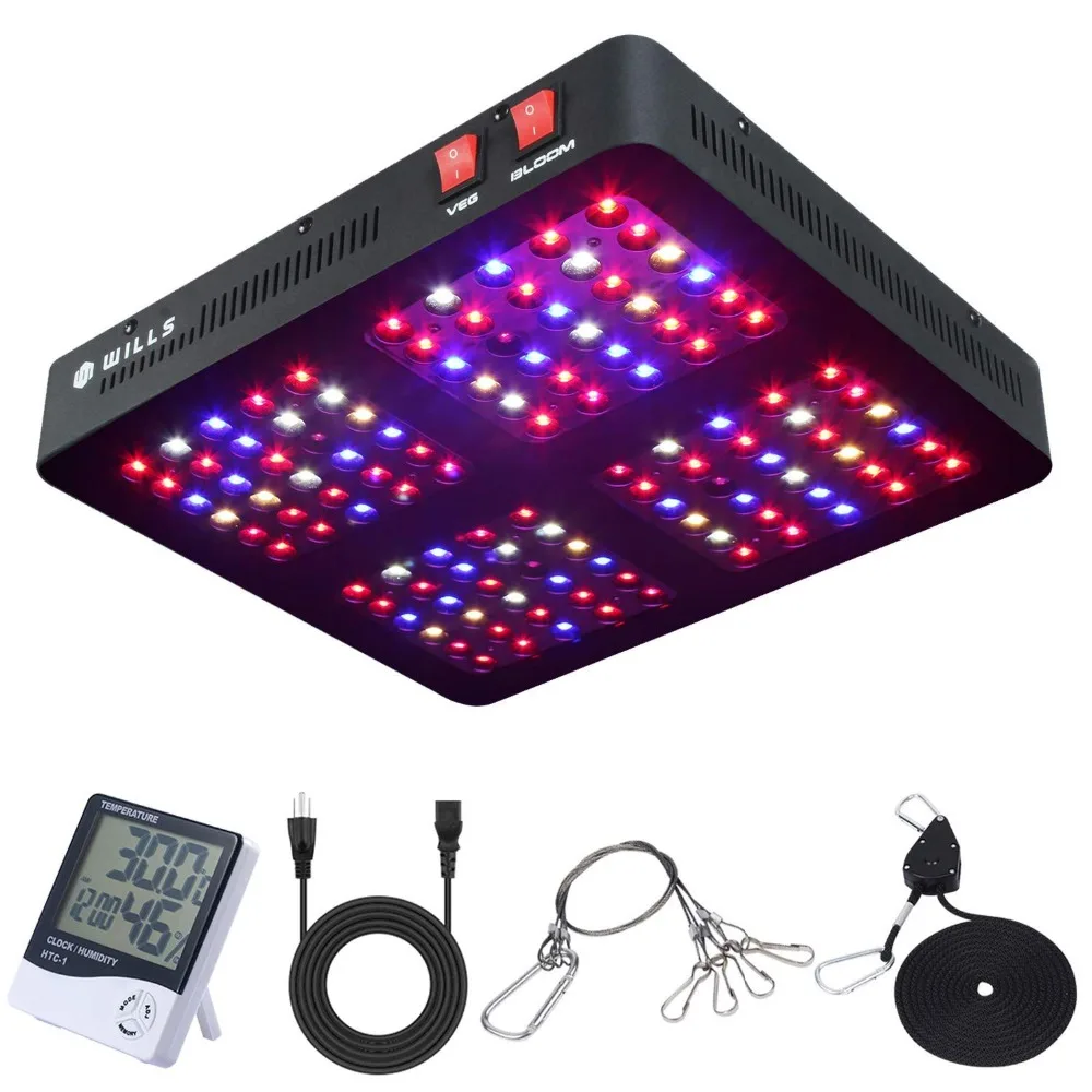 Phlizon 1200 Вт led grow light Обогреватель Палатки комнатное растение растущий цветок лампа