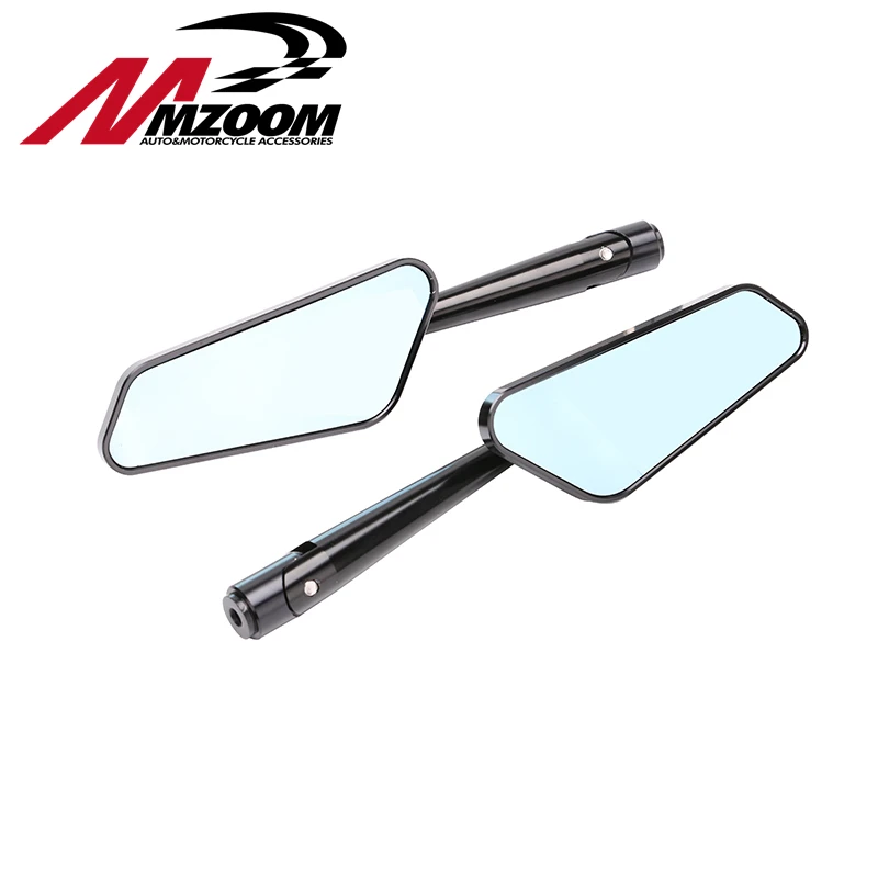 Mzoom Новое поступление Алюминий мотоцикла с ЧПУ задняя сторона зеркало для Honda Yamaha