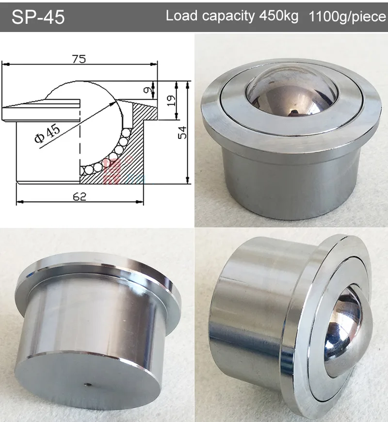 

Factory outlets SP-30/40/45 Precision universal Ball bearingcasters/wheel,with Flange edge,Transmission systefurniture wheel