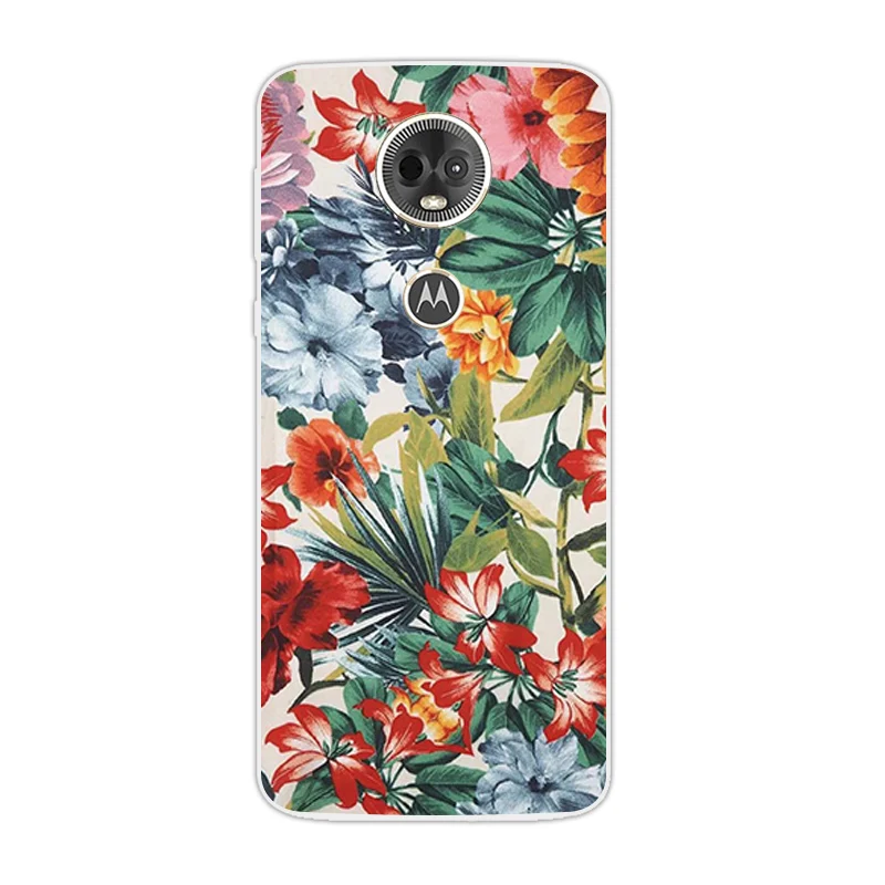 6.0inch for Motorola E5 Plus E5Plus E 5 Ultrathin Lion Back Cover Soft Silicone TPU Shell MOTO Phone Capa |