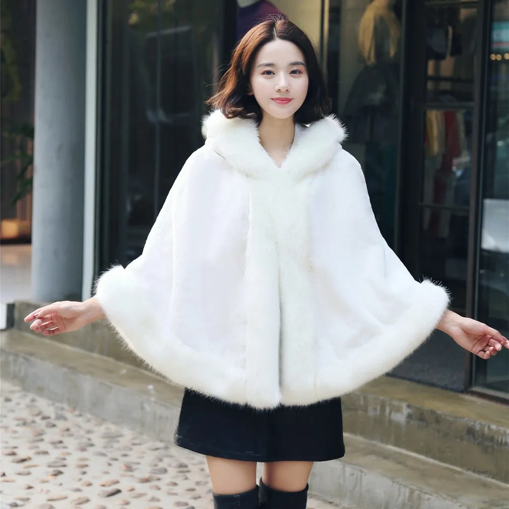 Autumn Winter Women Big size Long sleeves Mink rabbit hair Faux fur Coats New Fashion Warm Thicken Pockets Female Outwear C 626 | Женская