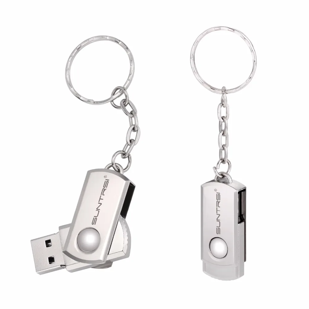 Suntrsi USB2.0 64 ГБ флеш-накопитель Высокая скорость 16 32 мини USB металлическая палка