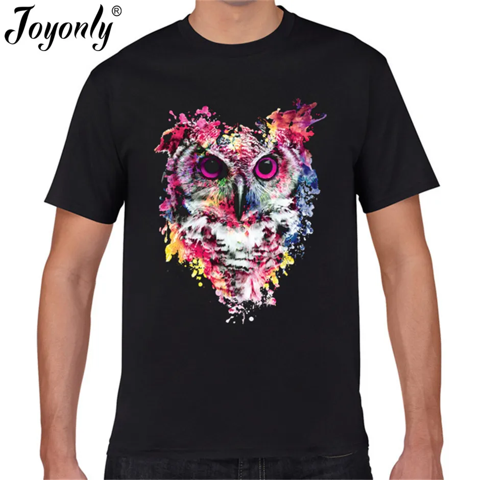

Joyonly Boys Black Color T Shirt Animal Owl Tiger Skull Flower Galaxy Print T-Shirt Children Boy Girl Baby Kids Summer Wear Tops