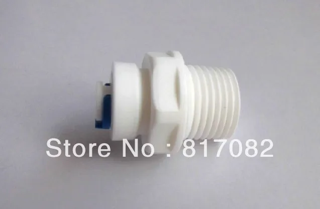 2 шт. 1/4 ''OD трубка * 1/4'' BSP Мужская БЫСТРОРАЗЪЕМНАЯ RO Водонепроницаемая