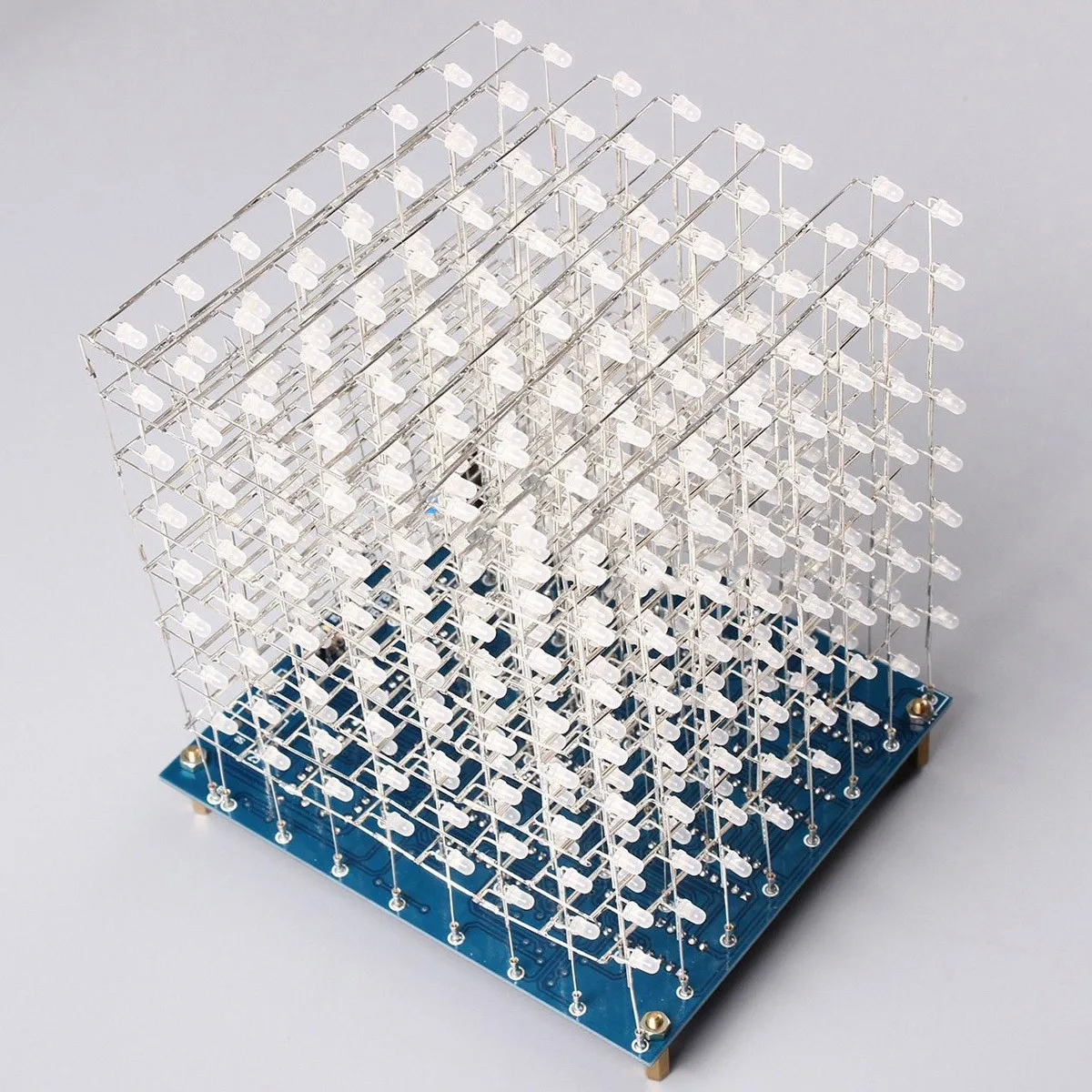 ARILUX 8x8x8 512 светодиодов Синий светодиодный световой куб набор 3D LED DIY Набор