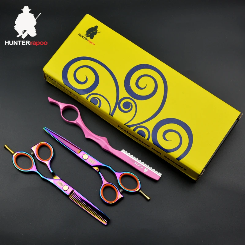 Скидка 30% 10 комплектов 5 &quotпрофессиональные ножницы для стрижки волос HUNTERrapoo HT9116