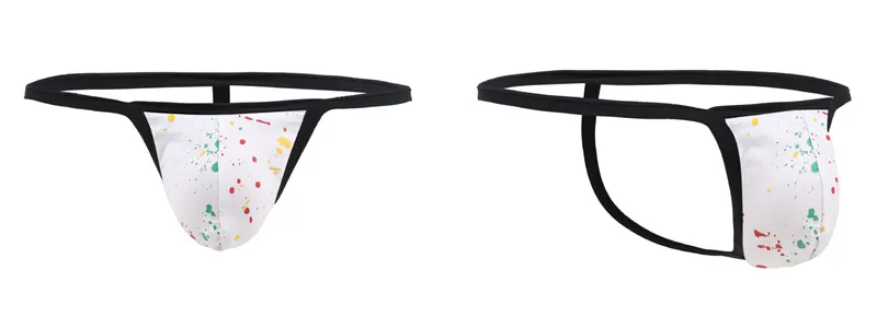 5PCS Male Thong Underwear  Men Cueca Underwear Shorts Low Waist Sexy  Breathable Underpants Pouch Briefs Panties Mens Briefs