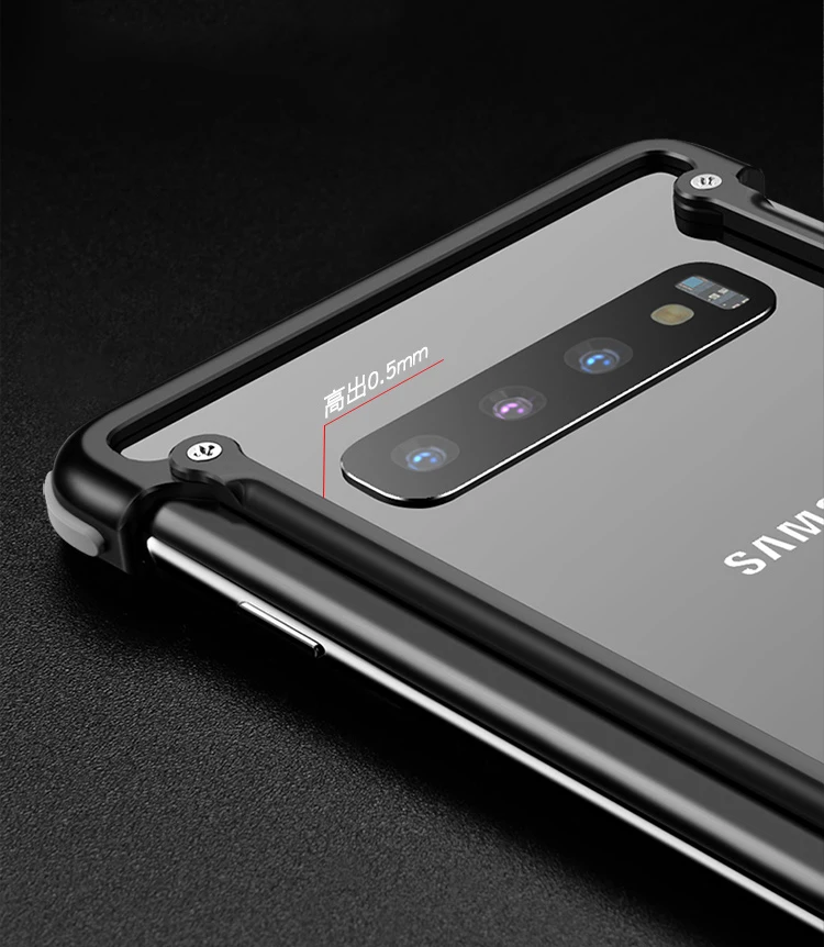 Oatsbasf Алюминиевый металлический бампер чехол для samsung Galaxy S10/S10 Plus/S10e Модный деловой защитный чехол с рамкой