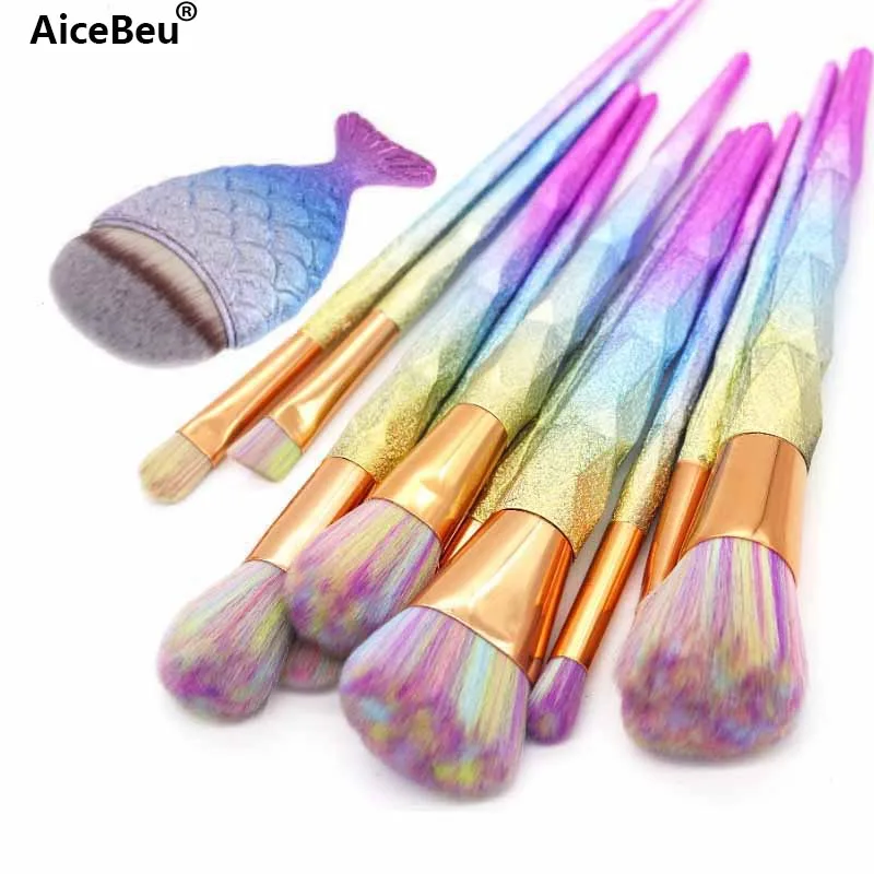 AiceBeu 7-11 шт. алмазные кисти для макияжа набор кистей лица косметическое средство