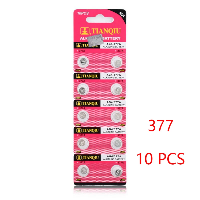 Батарея для часов 10 шт. батарея 377 AG4 LR626 377A 1 55 в SR626SW электронных продуктов