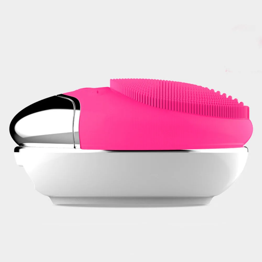 Bamboo Charcoal Cleanser Makeup Massage Deep Cleaning Facial Cleansing Brush Silicone Adjustable Mini Safe Skin Care Electric | Красота и