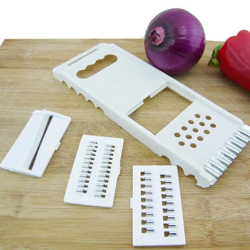 Imixlot Многофункциональный Растительные Slicer сменные лезвия Морковь Огурец Chipper