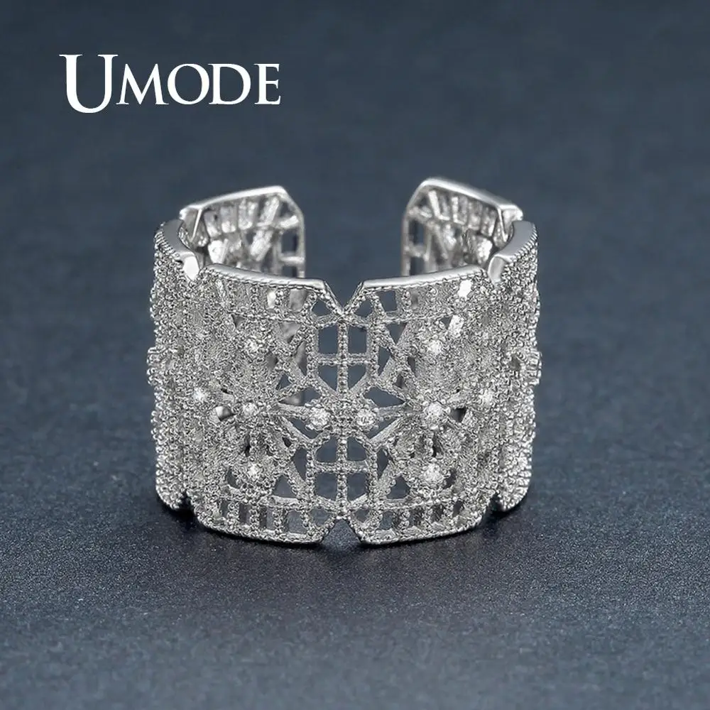 UMODE оформление c резными выемками снаружи дизайн кольца для женщин обувь девочек