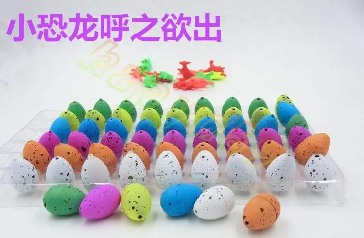 60 шт. 2*3 см детские пасхальные яйца Яйца динозавра Пасхальные животных