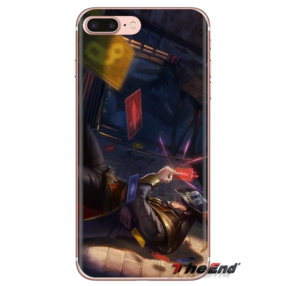 Прозрачный чехол из ТПУ Rengar с надписью &quotTwisted Fate&quot для косплея Для Huawei Mate Honor 4C 5C 5X