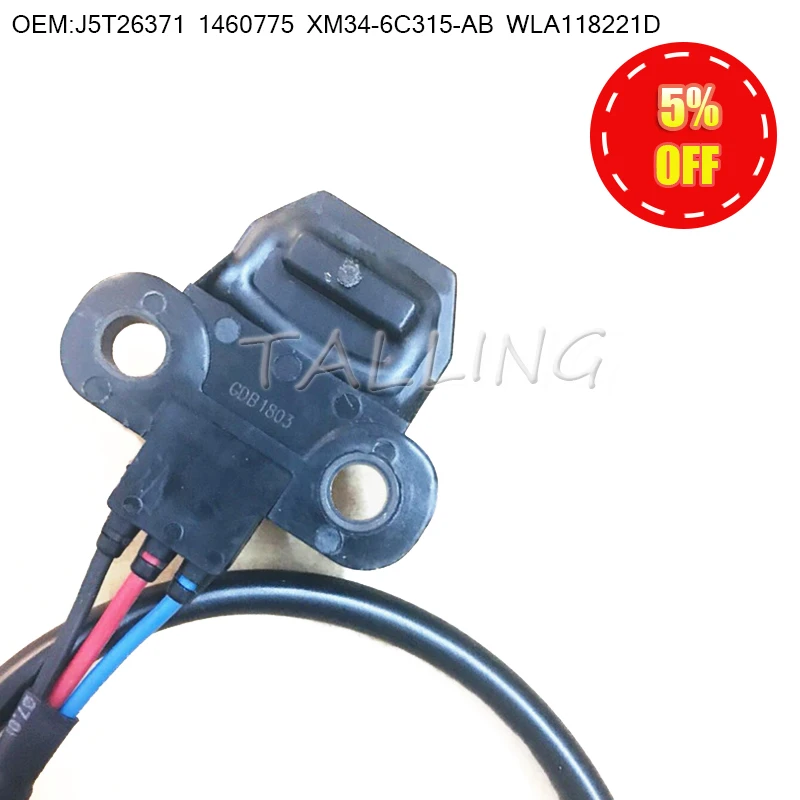 Коленчатый датчик угла J5T26371 1460775 XM34-6C315-AB WLA118221D для FORD Ranger 2,5 T Датчик положения коленчатого вала для MAZDA