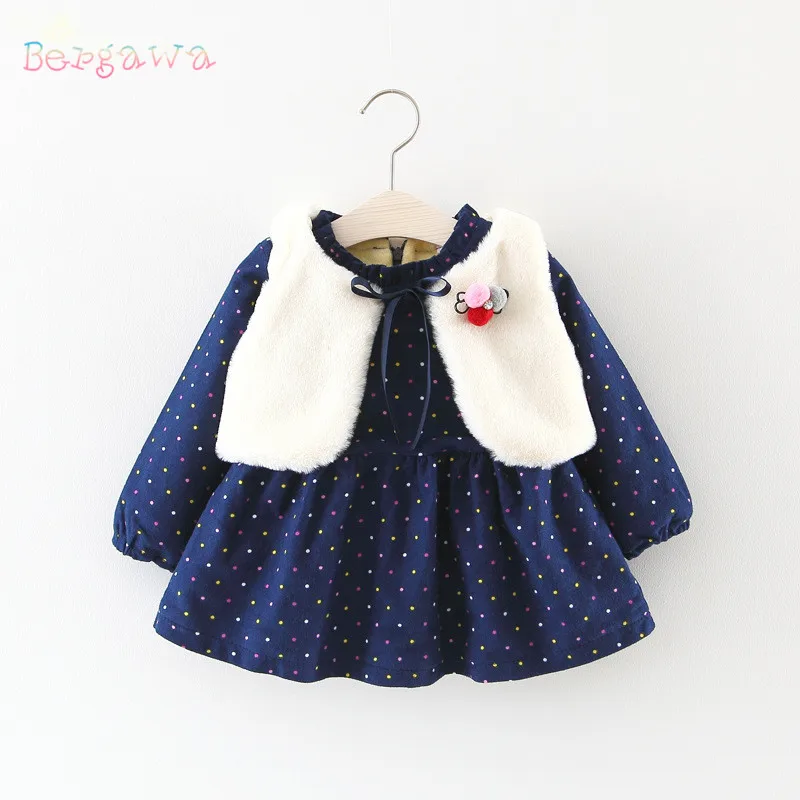 Теплый зимний жилет из искусственного меха для маленьких девочек верхняя одежда