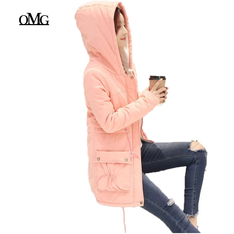 FTLZZ зимнее пальто для женщин новая парка Повседневная Верхняя одежда в стиле