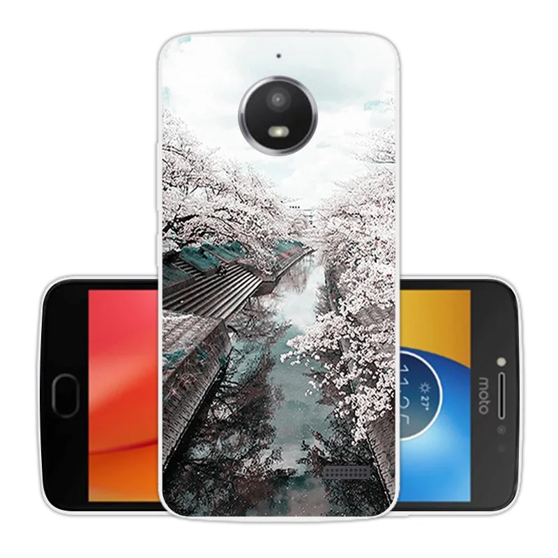 Для Motorola Moto E4 Мягкий силиконовый чехол для телефона квадратный XT1766 XT1763 мягкий TPU 5