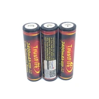 5pcslot trustfire 18650 3 7v 12 6wh 3400mah rechargeable lithium battery with pcb protection for led flashlights headlamps