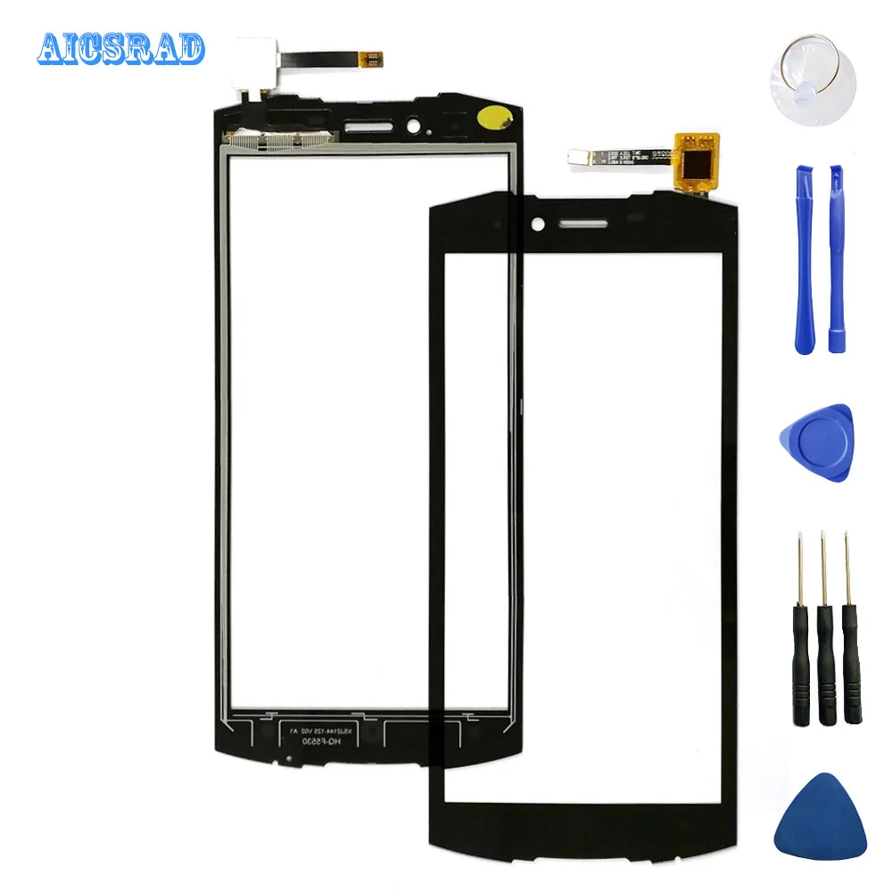 AICSRAD Phone Sensor Touch Screen For Doogee S55 Mobile TouchScreen Front Glass Digitizer Panel S 55 +tools | Мобильные телефоны и