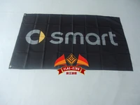 smart mini car racing flag90150cm 100 polyester smart banner