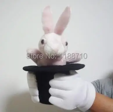 Кролик в шляпе Магия/волшебный трюк реквизит|rabbit rabbit|rabbit hatrabbit puppet |