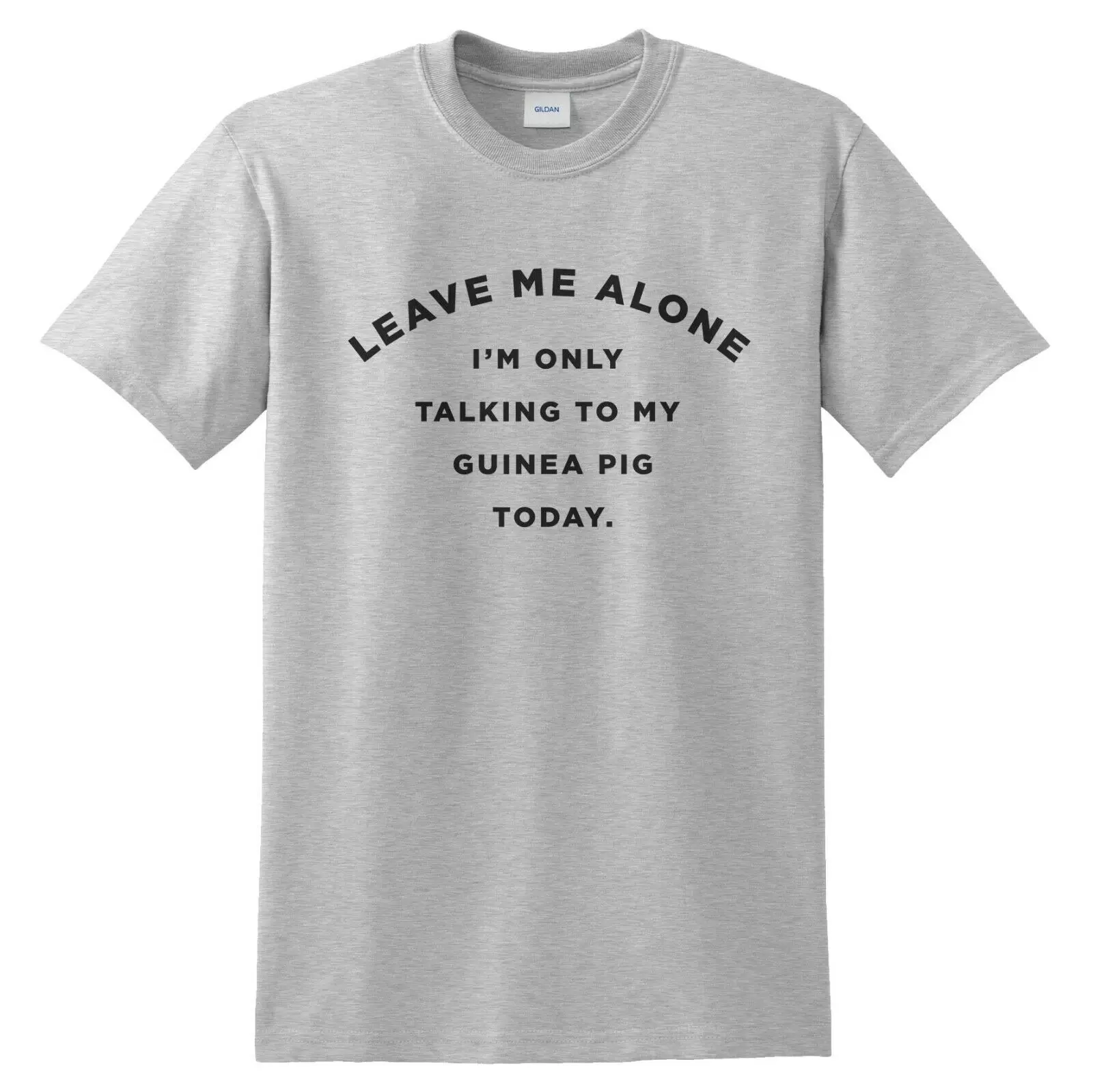 Женская футболка с надписью Leave Me Alone I'm Only Talking To My Guinea Pig Today|Футболки| |
