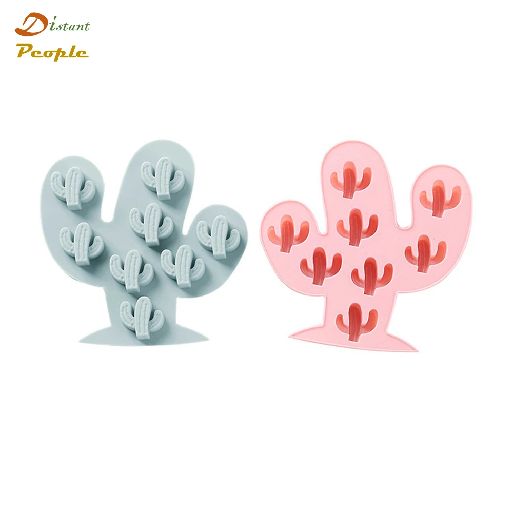 8 даже кактус силиконовые формы для торта DIY мультфильм 3D клейкий антипригарный