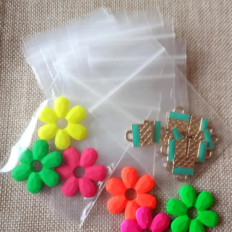 Прозрачные пластиковые пакеты на молнии 500 шт. 13x19 см|display bag|bags for jewelryplastic display bags |