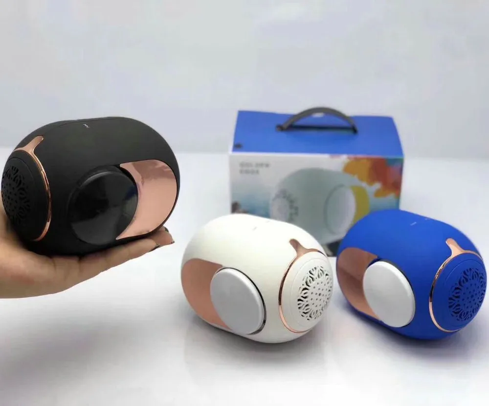 Беспроводные Bluetooth колонки Golden Egg супер мощные 10 Вт портативные динамики с
