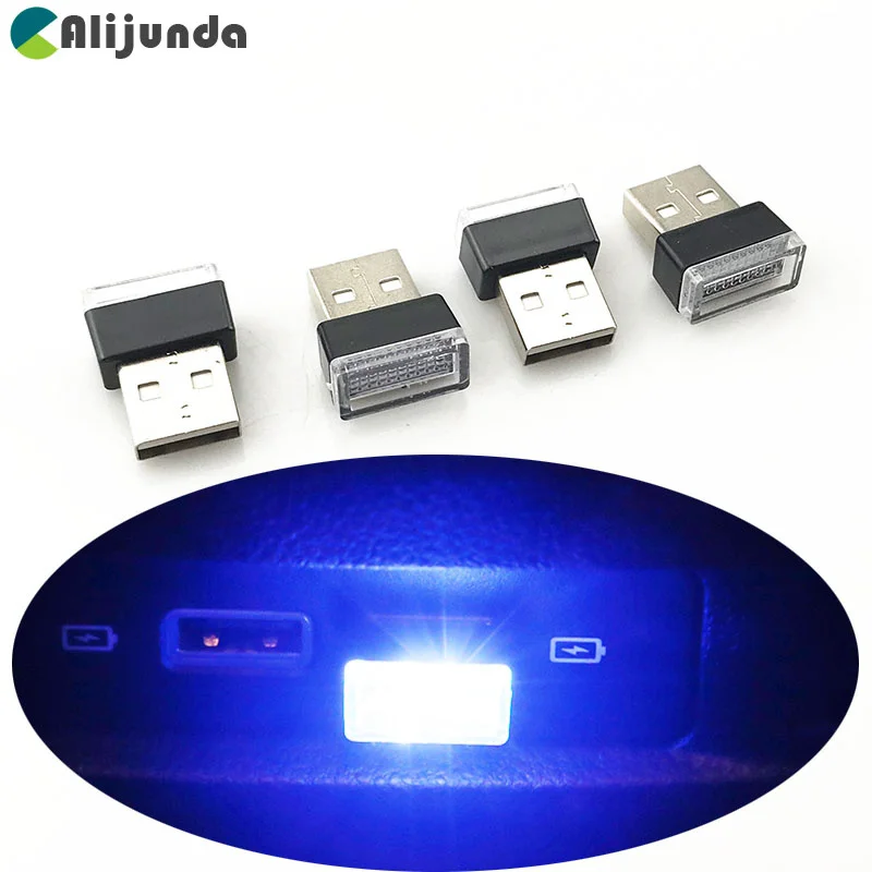 USB декоративная лампа в автомобиль освещение светодиодный атмосферный свет для