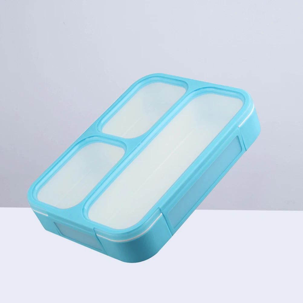 Тонкий Ланч бокс с 3 отсеками многоразовые контейнеры для хранения продуктов