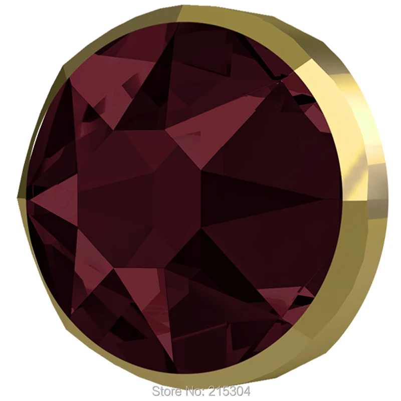 Новинка 2019-20 элементов Сваровски в оправе 2088/I бордовые Dorado (без горячей фиксации)