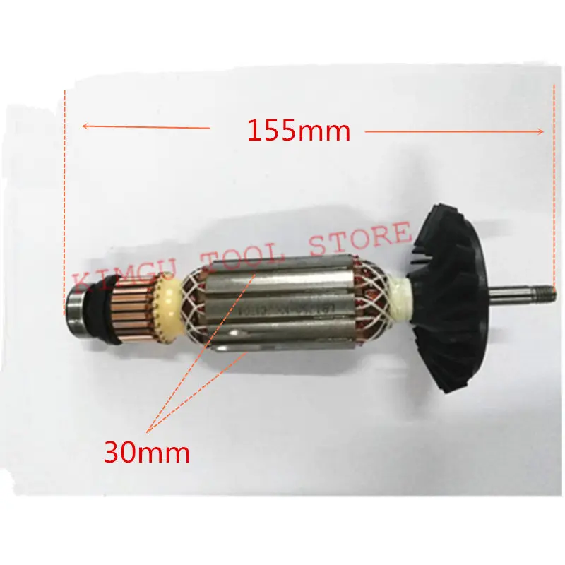 

220-240V Rotor Anchor Armature for BOSCH GWS750 GWS750-115 GWS750-100 GWS750-125 GWS710 GWS700 GWS7-115 GWS750S GWS750-115E