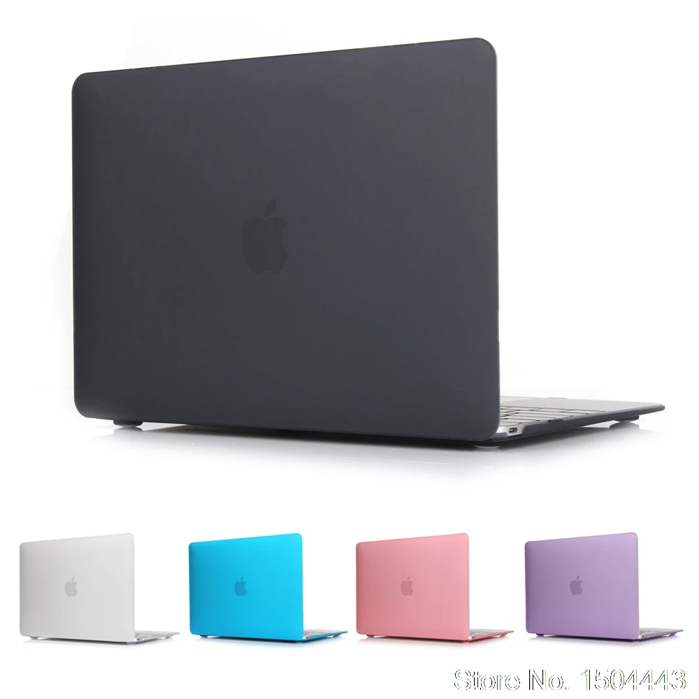 2017 Прозрачный матовый прорезиненный жесткий чехол для нового Macbook Air 11 13 Pro 15 Retina 12