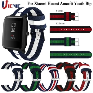 Ремешок нейлоновый для смарт-часов Xiaomi Huami Amazfit Bip Lite YouthGTR 42 ммGTS, 20 мм