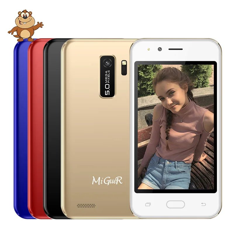 MiGueR MAX 8 3g мобильный телефон 4 0 дюймов HD 5MP 1 ГБ ОЗУ Гб ПЗУ MTK6580 четырехъядерный Android 6