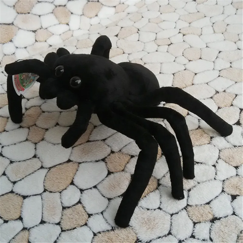 Игрушка плюшевая паук кукла черная креативная 30 см|plush toys|birthday gifttoy soft |