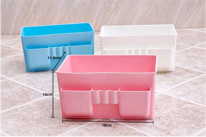 1PC New Large Capacity Cosmetic Organizer box Plastic Makeup Cosmetics display Storage Box Desk Table Oragnizer Case OK 0211 | Дом и сад