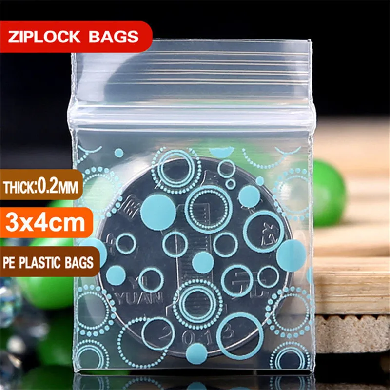 Толстые 0,2 мм маленькие цвета пластиковые сумки на молнии Ziplock сумка Ziplock Pill Pack сумки мини-пакеты на молнии пластиковые упаковочные сумки