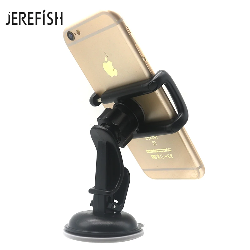 Universal 360 Rotating Mobile Phone Stand Windshield Car Mount Holder For iPhone Huawei Smartphone support cellular | Мобильные