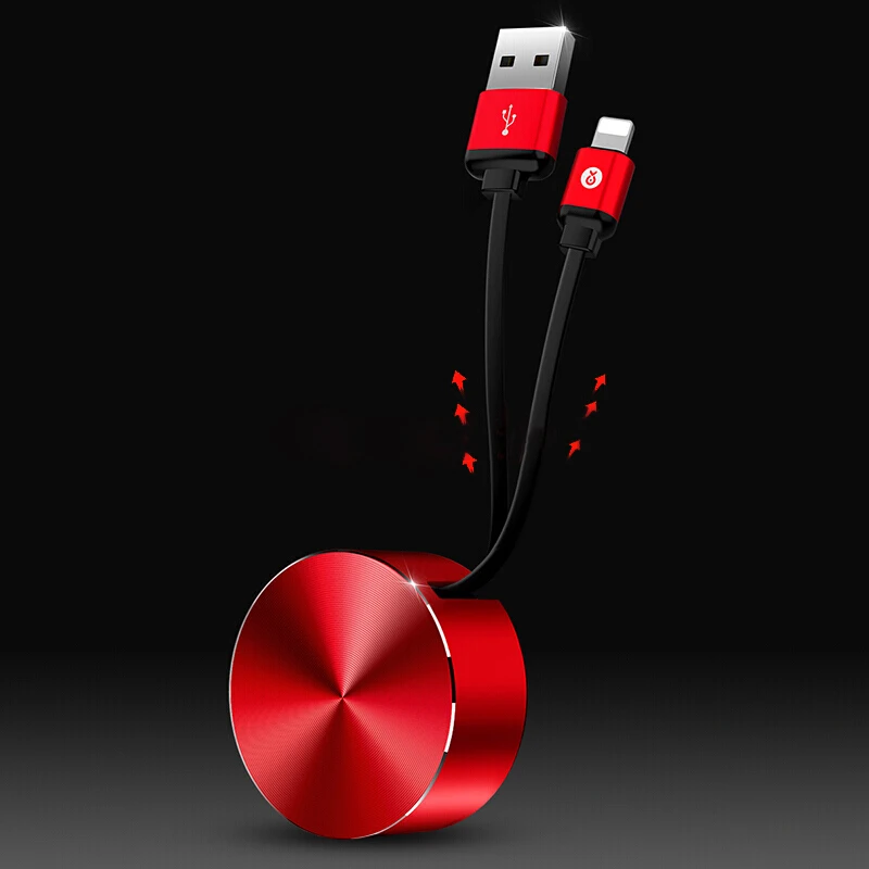 Выдвижной usb кабель Biaze для iphone X 8 7 6S Plus 5 мобильный телефон синхронизации данных и