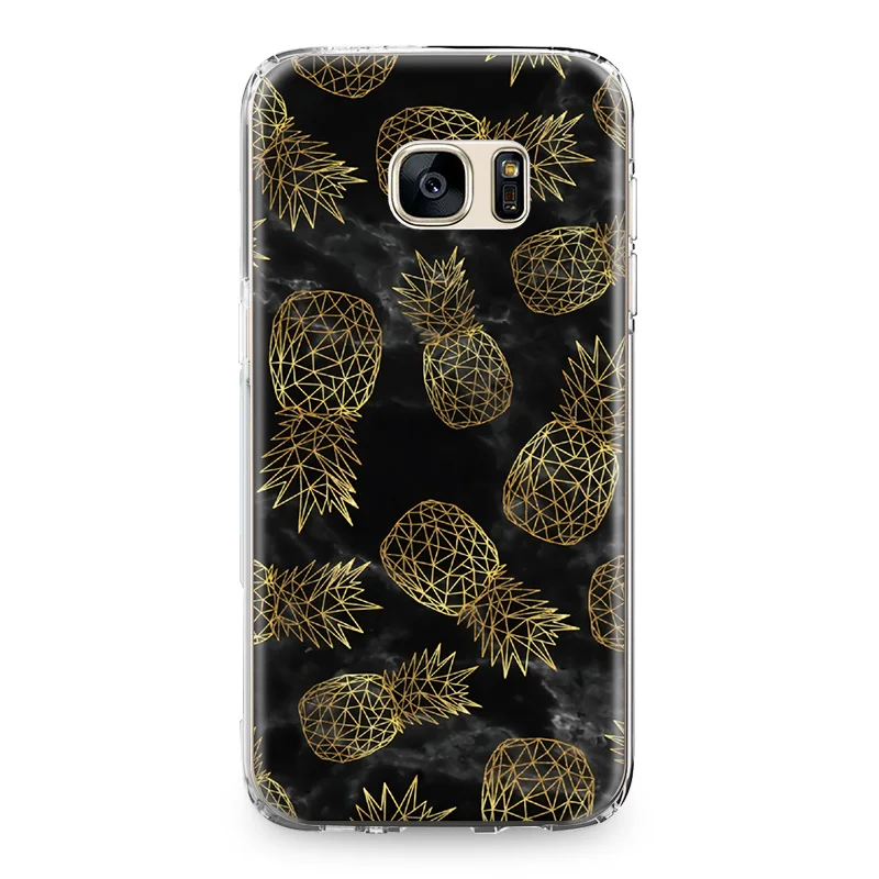 Для Samsung Galaxy S5 S6 S7 Edge S8 S9 S10 Plus S10e Note 4 5 8 9 силиконовый чехол Бампер Хороший Фруктовый