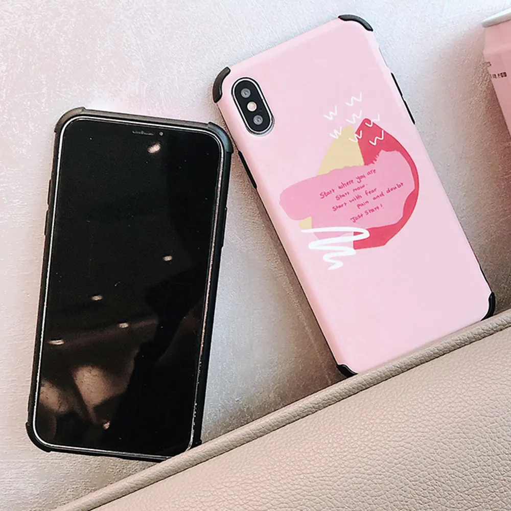 Мягкий чехол из ТПУ KISSCASE для iPhone 8 7 XR X матовый 6 Plus 6s XS максимальный Цветная