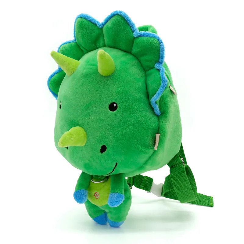 Милый детский рюкзак Dinosuar 3D с защитой от потери школьные сумки для девочек